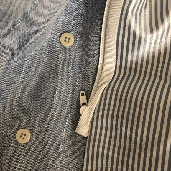 Veronica Beard light blue Double Breasted Dickey Blazer Size: 20 - Picture 6 of 12